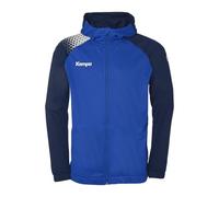 Kempa Handball Ambition 28 Veste à capuche Veste de sport pour hommes et garçons avec capuche doublée - polaire à l'intérieur - avec poches zippées