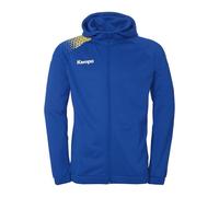 Kempa Handball Ambition 28 Veste à capuche Veste de sport pour hommes et garçons avec capuche doublée - polaire à l'intérieur - avec poches zippées