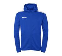 Kempa Handball Emotion 27 Veste à capuche Veste de sport pour hommes et garçons avec capuche doublée - polaire à l'intérieur - avec poches zippées