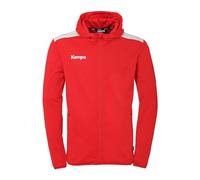 Kempa Handball Emotion 27 Veste à capuche Veste de sport pour hommes et garçons avec capuche doublée - polaire à l'intérieur - avec poches zippées