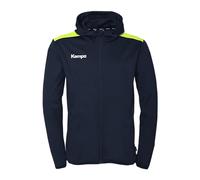 Kempa Handball Emotion 27 Veste à capuche Veste de sport pour hommes et garçons avec capuche doublée - polaire à l'intérieur - avec poches zippées