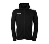 Kempa Handball Emotion 27 Veste à capuche Veste de sport pour hommes et garçons avec capuche doublée - polaire à l'intérieur - avec poches zippées