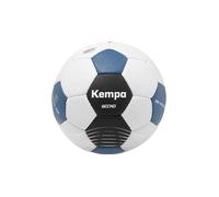 Kempa Gecko Ballon de Handball Ballon de Match et d'entraînement - Surface Souple et adhérente - Convient pour Le Jeu avec résine - Ballon pour Enfants et Adultes, Gris/Bleu, 2