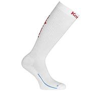 Kempa 200354502 Chaussettes Homme, Blanc/Rouge, FR : M (Taille Fabricant : 36-40)