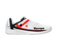 Kempa Homme Wing 2.0 Chaussures de Handball, weiß/Rot/Schwarz, 45 EU