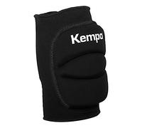 Kempa KNIE INDOOR SUPPORT REMPLIE, genouillères pour handball, volleyball etc, genouillères pour hommes, femmes, enfants, protections, 1 paire, XS, Noir