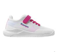 Kempa Kourtfly Jr Chaussures de Handball, weiß/Cyan/Purple, 39 EU