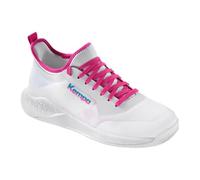 Kempa Kourtfly Jr Chaussures de Handball, weiß/Cyan/Purple, 38 EU