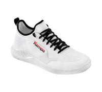 Kempa Kourtfly Jr Chaussures de Handball, weiß/Rot/Schwarz, 39 EU