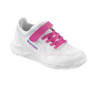Kempa Kourtfly Kids Chaussures de Handball, weiß/Cyan/Purple, 31 EU
