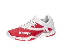 Chaussures de handball indoor femme Kempa Wing Lite 2.0 - blanc/rouge - 44,5