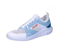 Kempa Mixte Kourtfly Chaussures de Handball, Blanc/Bleu, 41 EU