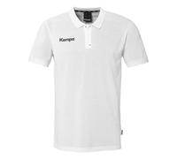 Kempa Prime Short Sleeve Polo Blanc 152 cm Garçon