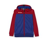 Kempa Prime Multi Jacket Veste de Handball avec Capuche pour Homme, Azul Deep/Rojo Oscuro, 152