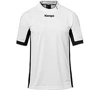 Kempa Prime Shirt Maillot Homme, Blanc/Noir, XXL