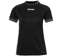 Kempa Prime Women T-Shirt pour Homme Femme, Blanc/Noir, L
