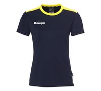 Kempa Señoras Emotion 27 Femme Shirt, Bleu Marine/Jaune Fluo, L EU