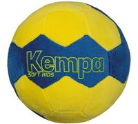 Kempa Ballon de handball Soft Kids pour enfants Bleu/Jaune Standard