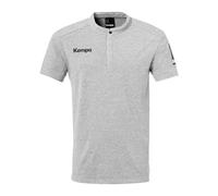 Kempa Status Polo Shirt de Jeu pour Homme, Gris, mélange, M