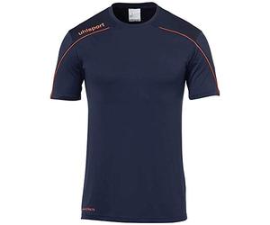 Kempa Stream 22 Trikot Maillot Enfant, Marine/Rouge Fluo, 8-9 Ans