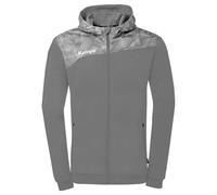 Kempa Veste à capuche Athletics 29 – sportive, doublure polaire, poches zippées – Gris L