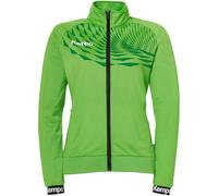 Kempa Veste d'entraînement Wave 26 Poly – poches zippées, coupe cintrée – Vert S Femme