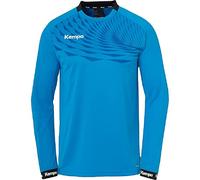 Kempa Wave 26 Longsleeve Hommes garçons Sport Pull-Over à Manches Longues pour Le Handball Volleyball Indoor - élastique et à séchage Rapide