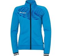Kempa Wave 26 Poly Jacket femmes fille Sport Football Veste d'entraînement Veste légère sweat-shirt - sweat d'entraînement élastique avec poches zippées - coupe cintrée