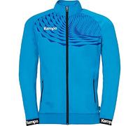 Kempa Wave 26 Poly Jacket Homme Garçon Sport Football Veste d'entraînement Veste légère sweat-shirt - sweat d'entraînement élastique avec poches zippées