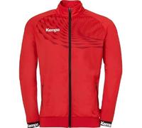 Kempa Wave 26 Poly Jacket Jacket Homme Garçon Sport Football Veste d'entraînement Veste légère sweat-shirt Homme, rouge/rouge chili, XXL
