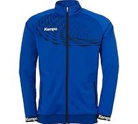 Kempa Wave 26 Poly Jacket Jacket Homme Garçon Sport Football Veste d'entraînement Veste légère sweat-shirt Homme, bleu roi/bleu marine, XL