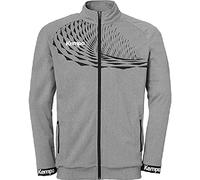 Kempa Wave 26 Poly Jacket Jacket Homme Garçon Sport Football Veste d'entraînement Veste légère sweat-shirt Homme, gris foncé chiné/anthra, M
