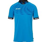 Kempa Wave 26 Shirt pour Hommes et garçon - Tee Shirt t-Shirt de Sport à Manches Courtes Vetement Fonctionnel Handball Gym Jogging Running Maillot - élastique et Respirant