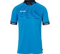 Kempa Wave 26 Shirt Tee Shirt t-Shirt de Sport à Manches Courtes Vetement Fonctionnel Handball Gym Jogging Running Maillot Homme , Bleu Kempa/Bleu Roi, XXL