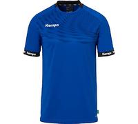 Kempa Wave 26 Shirt Tee Shirt t-Shirt de Sport à Manches Courtes Vetement Fonctionnel Handball Gym Jogging Running Maillot Homme , Bleu Roi/Bleu Marine, 3XL