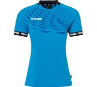 Kempa Wave 26 Shirt Women pour Femmes et Fille - Tee Shirt t-Shirt de Sport à Manches Courtes Vetement Fonctionnel Handball Gym Jogging Running Maillot - élastique et Respirant