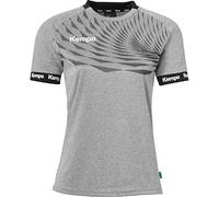 Kempa Wave 26 Shirt Women pour Femmes et Fille - Tee Shirt t-Shirt de Sport à Manches Courtes Vetement Fonctionnel Handball Gym Jogging Running Maillot - élastique et Respirant