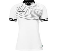 Kempa Wave 26 Shirt Women pour Femmes et Fille - Tee Shirt t-Shirt de Sport à Manches Courtes Vetement Fonctionnel Handball Gym Jogging Running Maillot - élastique et Respirant