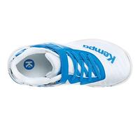 Kempa Wing 2.0 Junior, Baskets Basses de Course Chaussures de Sport Handball Jogging Outdoor Loisirs Shoes-légères et Respirantes Garçon Fille, Blanc/Bleu Ciel, 28 EU
