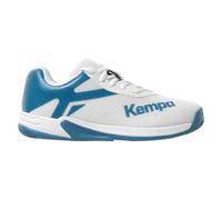 Kempa Wing 2.0 Junior Chaussures de Handball, Blanc/Bleu, 35 EU