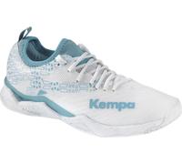 Kempa Mixte Wing Lite 2.0 W Game Changer Handball, Chaussures de Sport, Blanc/Aqua, 43 EU