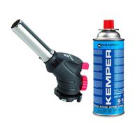 Chalumeau gaz multifonctions KEMPER + Cartouche butane 220gr Multifonctions