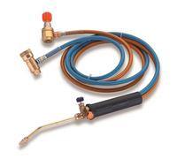 Kemper - Chalumeau Bi-Gaz Oxygène M10 et Gaz Butane Propane Tuyaux 1.5 m Soudo brasure + découpe