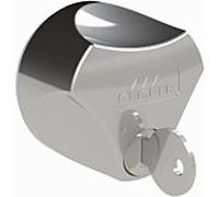 Kemper Poignée de commande Frosti 5750200300 chrome brillant, verrouillable avec la même clé, avec clé