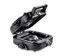 Réchaud gaz 2 feux 4600W pliable Camping KEMPER