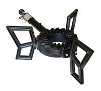 KEMPER - Réchaud Gaz 3 Pieds Fonte 7kW - Brûleur Puissant Haute Puissance pour Cuisine Extérieure, Conserve de Stérilisation et Plats Familiaux - Compatible Butane Propane