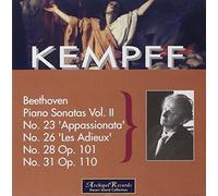 Kempff,Wilhelm - Beethoven: Piano Sonatas, Vol. 2