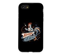Kempo Coq Coq Rétro Robot Arts Martiaux Coq Coque pour iPhone SE (2020) / 7/8