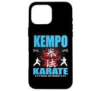 Kempo Karate Design avec Karateka ; Kanji et Kominka Coque pour iPhone 16 Pro Max