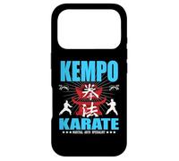 Kempo Karate Design avec Karateka ; Kanji et Kominka Coque pour iPhone 17 Pro